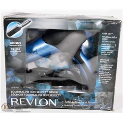 REVLON TOURMALINE ION SELECT HAIR DRYER