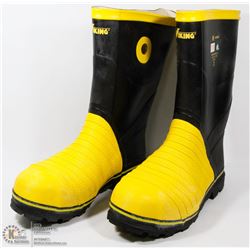 NEW VIKING SIZE 10 STEEL TOED RUBBER BOOTS