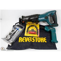 ESTATE TOOL LOT INCLUDES SAWZALL - NO BATTERY