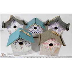 LOT OF ASSORTED BIRD HOUSES