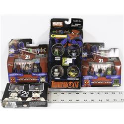 4 PACKS OF LEGO-LIKE FIGURES INCL WOLVERINE,