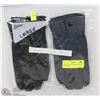 Image 1 : 2 PACK LADIES LEATHER GLOVES SIZE LARGE
