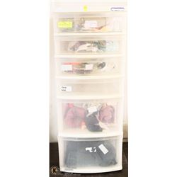 LARGE 6 TIER PLASTIC ORGANIZER