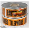 Image 1 : LOT OF 2 SCOTCH DETECTABLE BURIED BARRICADE TAPE