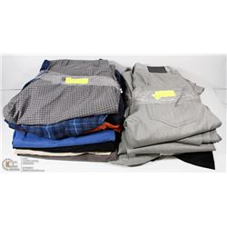 THREE LARGE BUNDLES OF MENS SHORTS AND PANTS