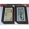 Image 1 : LOT OF 2 FLORAL SHADOW BOX PICTURES.