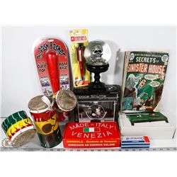 LOT OF UNIQUE ITEMS INCL SPACE SHUTTLE