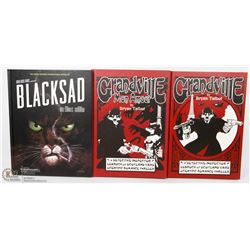 SET OF 3 HIGH GRADE HARDCOVER COMIC BOOKS