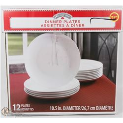 12PC DINNER PLATE SET