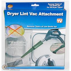 NEW 43" LONG DRYER LINT VAC ATTACHMENT