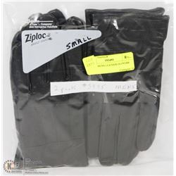 2 PACK MENS LEATHER GLOVERS SMALL.