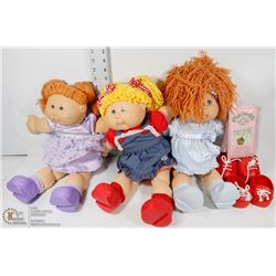 COLLECTION OF THREE CABBAGE PATCH KIDS