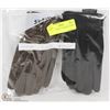 Image 1 : 2 PACK LADIES LEATHER GLOVERS SMALL.