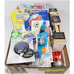 BOX FULL OF NEW PRODUCTS INCL. DIFFUSER,