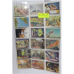 18 VINTAGE 1960S SPACE & MORE CARDS.