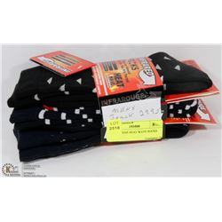 3 PACK MENS HEAT WAVE SOCKS.