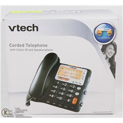 NEW VTECH CORDED TELEPHONE W CALLER ID & SPEAKER