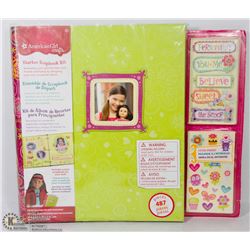 487PC AMERICAN GIRL CRAFTS STARTER SCAPBOOK KIT