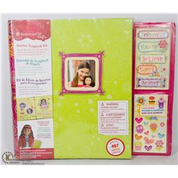 487PC AMERICAN GIRL CRAFTS STARTER SCAPBOOK KIT