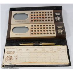 VINTAGE 1979 HORSE RACE ANALYZER