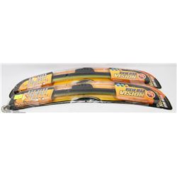 LOT OF TWO 17" VIEW MAX VISION WIPER BLADES