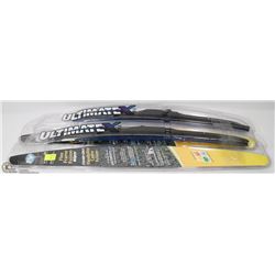 LOT OF TWO 22" ULTIMATE X WIPER BLADES
