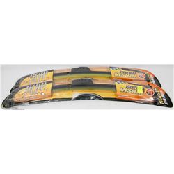LOT OF TWO 17" VIEW MAX VISION WIPER BLADES