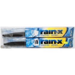 LOT OF 2 RAIN X 16" WINTER WIPER BLADES