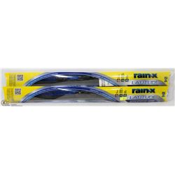 LOT OF 2 RAIN X 24" LATITUDE WIPER BLADES
