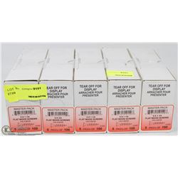 5 CASES FLAT WOODS SCREWS