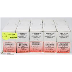 5 CASES FLAT WOODS SCREWS