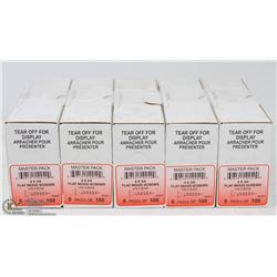 5 CASES FLAT WOODS SCREWS