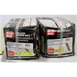 2 CASES OF COLLATED FRAMING NAILS