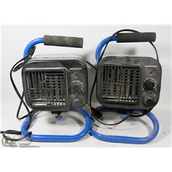 PAIR OF MASTERCRAFT SPACE HEATERS