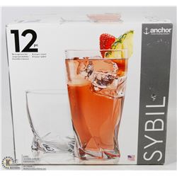 11 PC ANCHOR SYBIL GLASS SET
