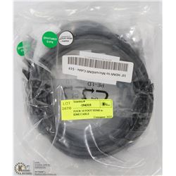 LOT OF FOUR 10 FOOT HDMI to MICROHDMI CABLE