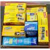 Image 1 : FLAT OF GARBAGE BAGS AND ZIPLOC BAGS