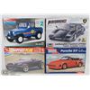 Image 1 : LOT OF 4 MODEL CAR KITS INCL PORCHE 911,
