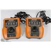 Image 1 : PAIR OF RIDGID LITHIUM ION BATTERY CHARGERS