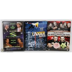 3 WWF DVD'S WRESTLING