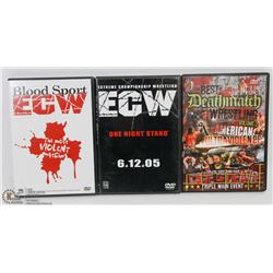 3 WWF DVD'S WRESTLING