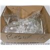 Image 1 : BOX OF ASSORTED GLASS VASES