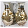 Image 1 : LOT OF TWO EFFENDI ACCENTS VASES