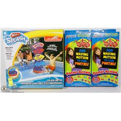 WHAM-O SPLASH METER SOLD WITH 2 ART SKILLS POSTER