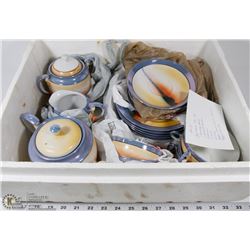 13) 22PC JAPANESE TEA SET INCL CUPS, SAUCERS,
