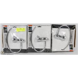 SET OF 3 NEW TOWEL HOLDERS BY TAYMORE.