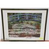 Image 1 : MONET THE JAPANESE FOOTBRIDGE 1899 FRAMED PRINT