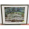Image 1 : MONET THE JAPANESE FOOTBRIDGE 1899 FRAMED PRINT