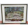 Image 1 : MONET THE JAPANESE FOOTBRIDGE 1899 FRAMED PRINT