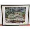 Image 1 : MONET THE JAPANESE FOOTBRIDGE 1899 FRAMED PRINT
